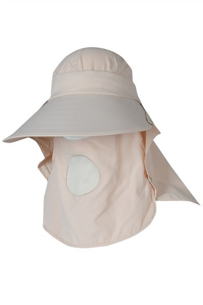 SKVC012 makes summer sun hat, sun hat, outdoor cool hat, mosquito-proof, tea-picking and cycling sun hat khaki 45 degree